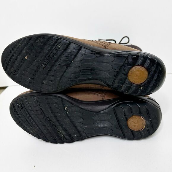 Allrounder by Mephisto Waterproof Hiking Boots Tall Leather Plaid Size 8 - Picture 7 of 12